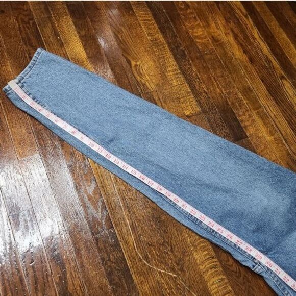 Vintage 90's Super High Rise Straight Leg Jeans - Picture 8 of 12